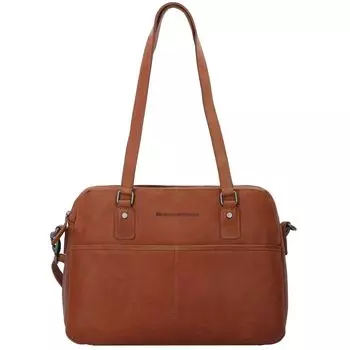 Сумка через плечо The Chesterfield Brand Wax Pull Up Leder 34 cm, коньячный