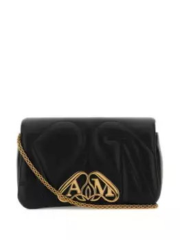 Сумка через плечо The Seal Alexander McQueen, черный