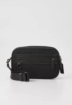 Сумка через плечо THEO CAMERA BAG IN SIGNATURE - Across body bag COACH, черный