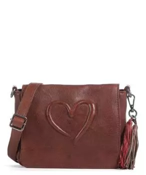 Сумка через плечо Theodor-Herzl-Platz 4 из зернистой яловой кожи Taschendieb Wien, коричневый