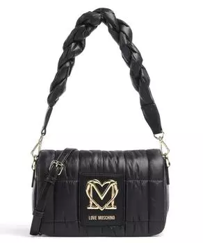 Сумка через плечо Thin Air, нейлон Love Moschino, черный