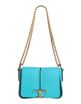 Сумка через плечо Tod'S, бирюзовый