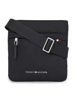 Сумка через плечо Tommy Hilfiger Th Signature Mini Crossover AM0AM12216, черный