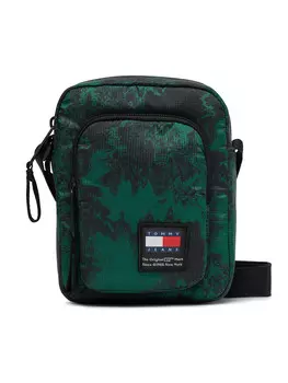 Сумка через плечо Tommy Jeans Tjm Boyhood Print Reporter AM0AM12266, зеленый