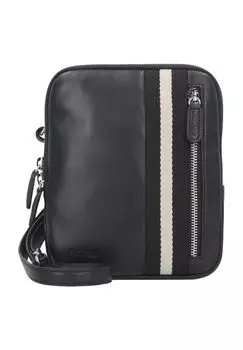 Сумка через плечо Torrino, кожаная, однотонная, мужская PICARD, черный