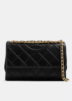 Сумка через плечо Tory Burch Fleming Soft Convertible, черный