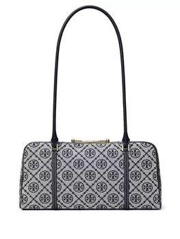 Сумка через плечо Tory Burch маленькая T Monogram Marshmallow, синий