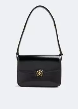 Сумка через плечо Tory Burch Robinson Spazzolato Convertible, черный