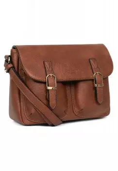 Сумка через плечо TOSCANE Hexagona, коричневый