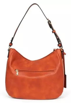 Сумка через плечо TOSCANE Hexagona, темно-коричневый