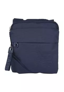 Сумка через плечо Tracolla, полиэстер, тисненый логотип, женская MANDARINA DUCK, темно-синий