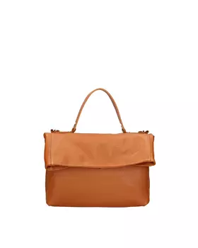 Сумка через плечо трансформируемая в рюкзак коньячная Viola Castellani, коричневый