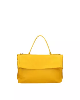 Сумка через плечо трансформируемая в рюкзак желтая Viola Castellani, желтый