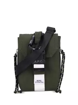 Сумка через плечо Trek A.P.C., зеленый