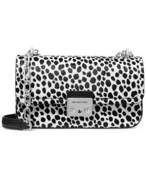 Сумка через плечо Tribeca с цепочкой и съемным ремнем Michael Kors, черный