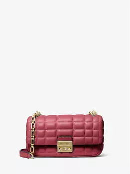 Сумка через плечо Tribeca Small из стеганой кожи Michael Kors, красный