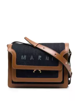 Сумка через плечо Trunk Marni, синий