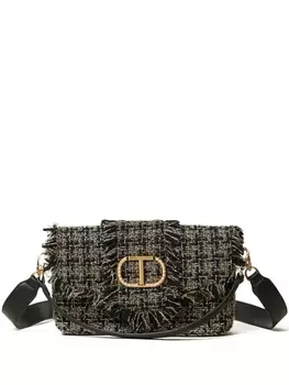 Сумка через плечо TWINSET Amie среднего размера, черный