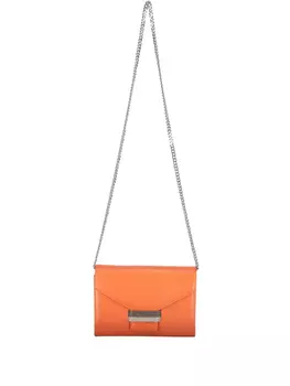 Сумка через плечо, украшенная кристаллами Fabiana Filippi, оранжевый