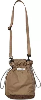 Сумка через плечо Undercover Faux Shearling 'Dark Brown', коричневый