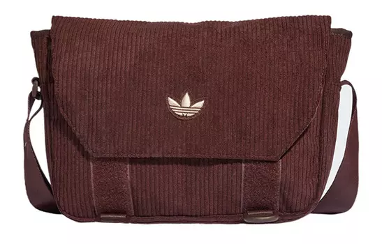 Сумка через плечо унисекс adidas originals, Темно коричневый