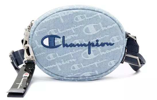 Сумка через плечо унисекс Champion, Ballet Blue/Champion Blue (курсивный логотип)
