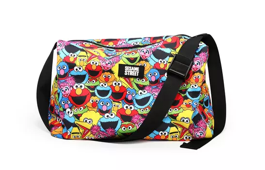 Сумка через плечо унисекс SESAME STREET, Черный