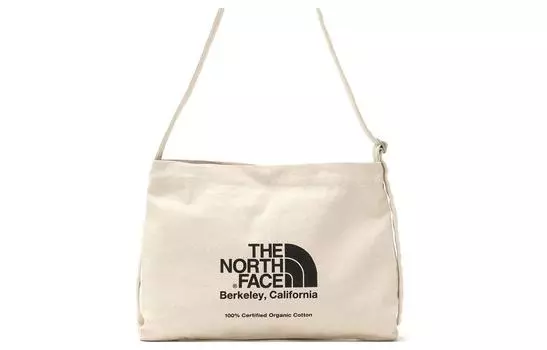 Сумка через плечо унисекс THE NORTH FACE, Натуральный цвет, написание черный