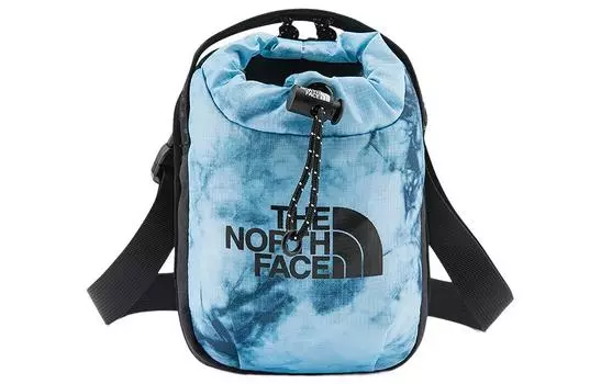 Сумка через плечо унисекс THE NORTH FACE, Синий камуфляж