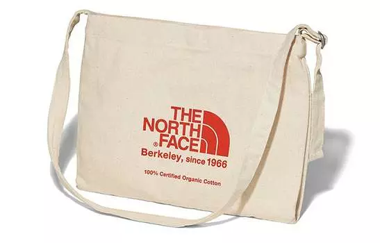 Сумка через плечо унисекс THE NORTH FACE, White/Classic Red