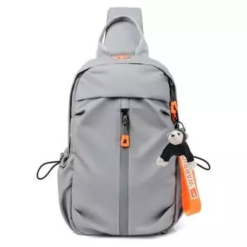 Сумка через плечо унисекс WARRIOR, Серебро