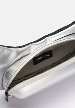 Сумка через плечо UNISEX YOURTURN, серебристый
