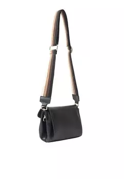 Сумка через плечо usha, черный металлик