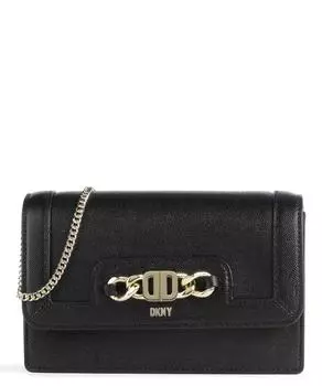 Сумка через плечо Valencia из зерненой яловой кожи Dkny, черный