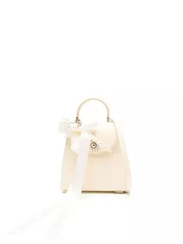 Сумка через плечо Valentine из бисера Simone Rocha, бежевый