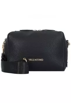 Сумка на плечо Valentino прямоугольной формы с золотой фурнитурой, черный