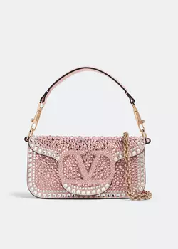 Сумка через плечо Valentino Garavani Loc Small, розовый