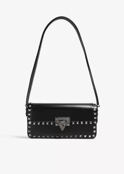 Сумка через плечо Valentino Garavani Rockstud23 East-West, черный