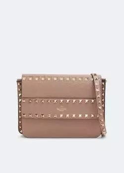Сумка через плечо Valentino Garavani ROCKSTUD, бежевый