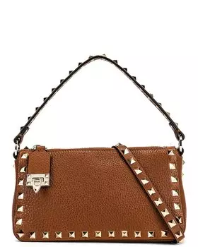 Сумка через плечо Valentino Garavani Small Rockstud, цвет Selleria