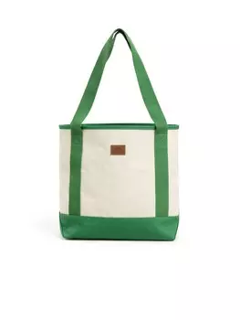 Сумка через плечо VANS Shoulder BagSchultertaschePergs Midi Tote, цвет Green/White