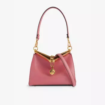 Сумка через плечо Vela, кожаная, маленькая Etro, красный