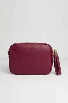 Сумка через плечо "Verona" с кисточками Betsy & Floss, красный