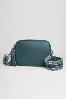 Сумка через плечо 'Verona' с кисточкой и ремешком ацтекского типа Betsy & Floss, зеленый