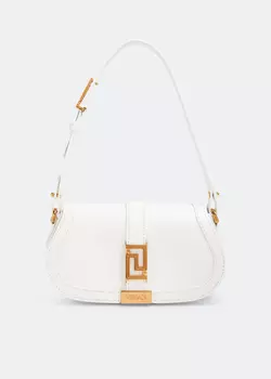 Сумка через плечо Versace Greca Goddess Mini, белый
