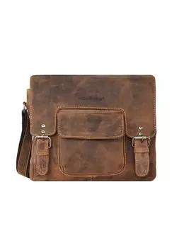 Сумка через плечо Vintage Revival Vol. 1 кожаная 28 см Green Burry, коричневый