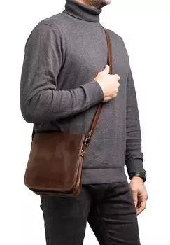 Сумка через плечо Viola Castellani, темно-коричневый