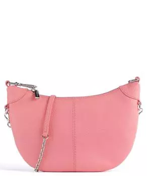 Сумка через плечо Virtual из зерненой яловой кожи. Coccinelle, розовый