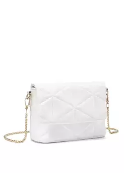 Сумка через плечо Vivance, мини-сумка с модной ВЕГАНСКОЙ стежкой, белый