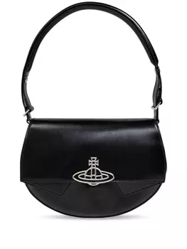 Сумка через плечо Vivienne Westwood с принтом Orb, черный